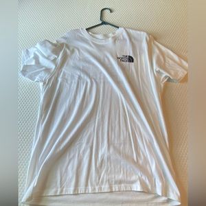 White north face shirt
